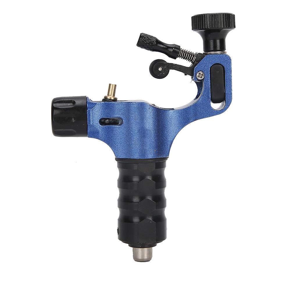 Профессиональная Портативная Мощная Моторная Тату Машинка Лайнер Шейдер Тату Машинка RCA ИнтерфейсСиняя