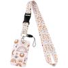 Lanyard ID Card Holder Sun Moon Bus Card Cover Case Cartoon Name Card Holder