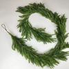 Artificial Norfolk Pine Garland-Greenery Wreath,  Plastic Hanging Decor for Table, Mantel, Wall, Indoor & Outdoor Christmas Deco