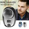 Portable Electric Shaver USB Rechargeable Mini Shave Electric Razor Pocket Shaver Waterproof Shaver Smart LED Display