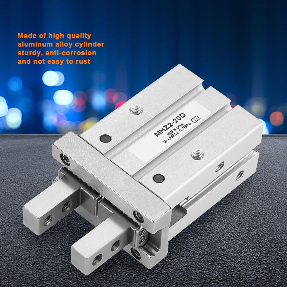 20mm Bore Parallel Style Air Gripper Pneumatic Cylinder MHZ2 20D