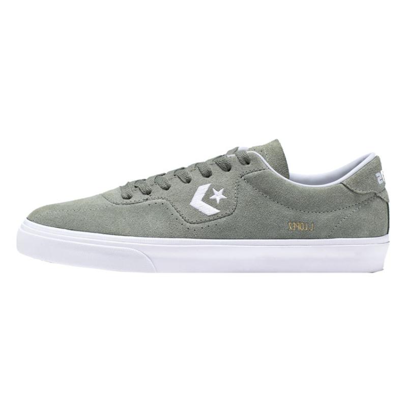 Converse Louie Lopez Pro Низкие Кеды Противоскользящие Амортизирующие Низкие Кеды Унисекс Зеленые и Белые
