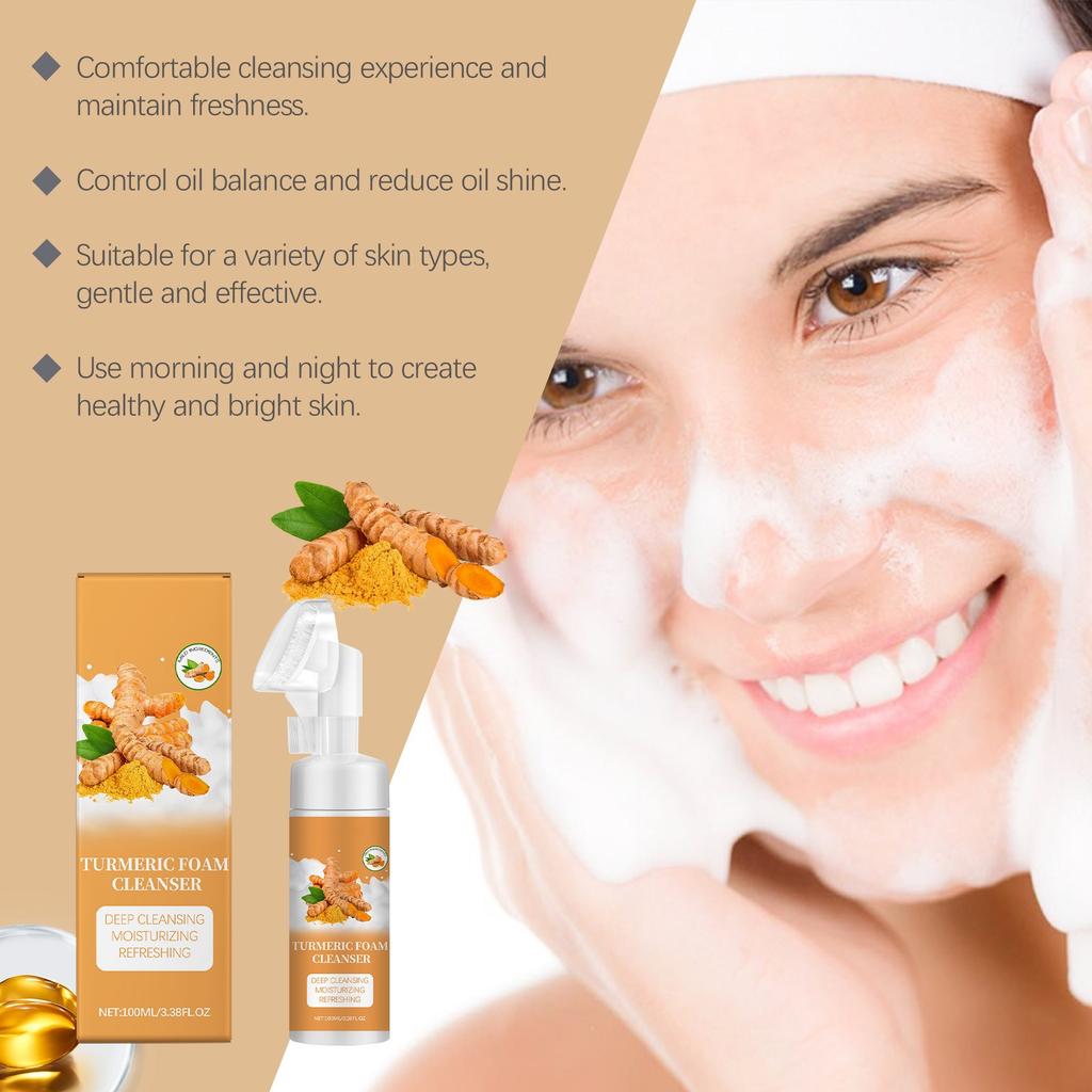 Пенящееся средство для умывания лица для удаления загара, выравнивания тона кожи, отшелушивания кожи, удаления темных пятен, удаления пигментации и выравнивания тона кожи 100 мл