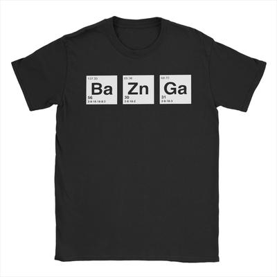 Новинка Теория Большого Взрыва Во все тяжкие Bazinga Футболки Мужские С круглым вырезом 100% Хлопковые Футболки Футболка с коротким рукавом Идея для подарка