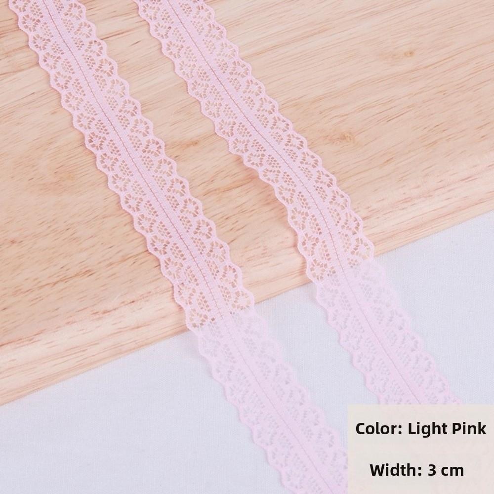 10 Yards Length Embroidered Lace Ribbon 3cm Width DIY Lace Material For Gift Box
