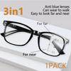 1/2pcs VOPHA New 3 In 1 Progressive Multifocal Reading Glasses Women Anti-blue Eyeglasses Easy To Look Far and Near +1.0 To +3.0