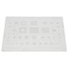 Phone Tin Reballing Stencil Accurate Positioning CPU Tin Planting Template for Samsung S9 Series