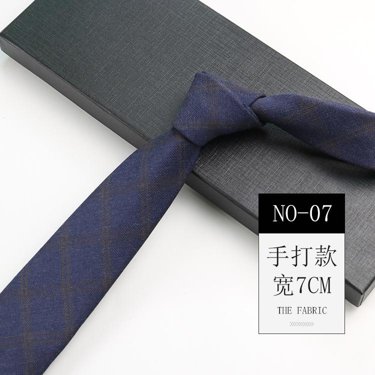 Галстук из хлопка мужской британский ретро клетчатый костюм джентльмена свадебный без узла на молнии узкий галстук