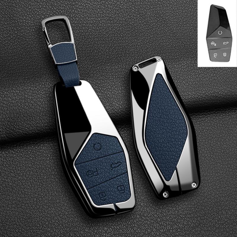 Чехол-брелок из цинкового сплава для автомобильного ключа For Mg One Защитная крышка-оболочка для пульта ДУ Держатель кольца для ключей В