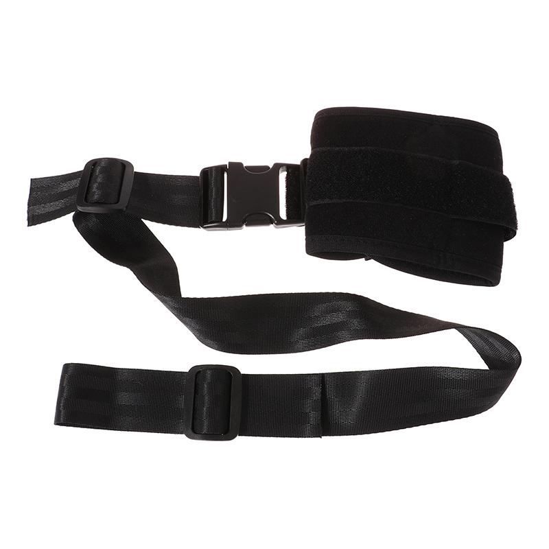 Ограничительный ремень для конечностей пациентов, фиксирующий ремень для запястий лодыжки для пожилых людей, медицинский ограничительный ремень, черный, безопасный для верхних конечностей, стабильный, прочный