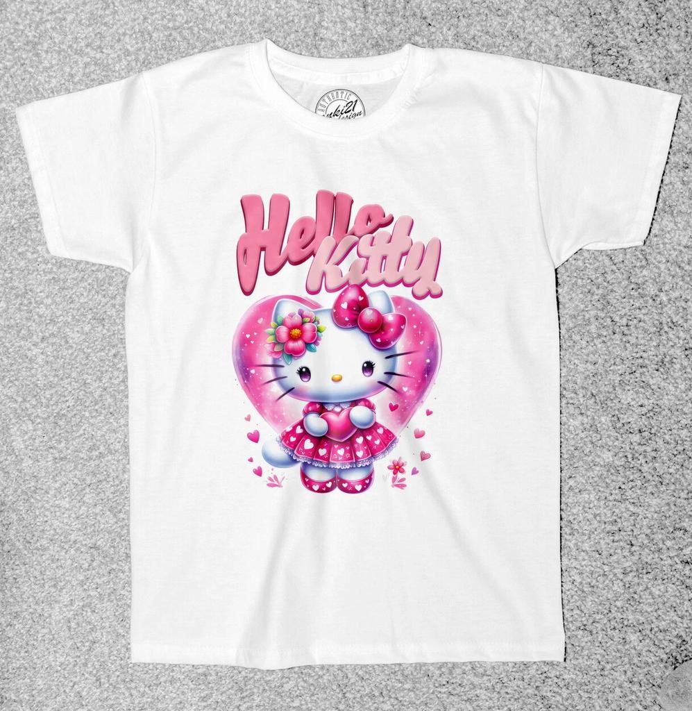 Hello Kitty 006 Childrens/Kids Adult t shirts/t-shirts