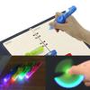 EDC Lighting Fingertip Gyro Ballpoint Pen Stress Relief Gift Kids School Stationery