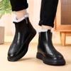 Зимние мужские ботинки slip on plush теплые зимние ботинки мужские рабочие повседневные туфли высокие черные зимние ботинки мужские с мехом зимняя обувь