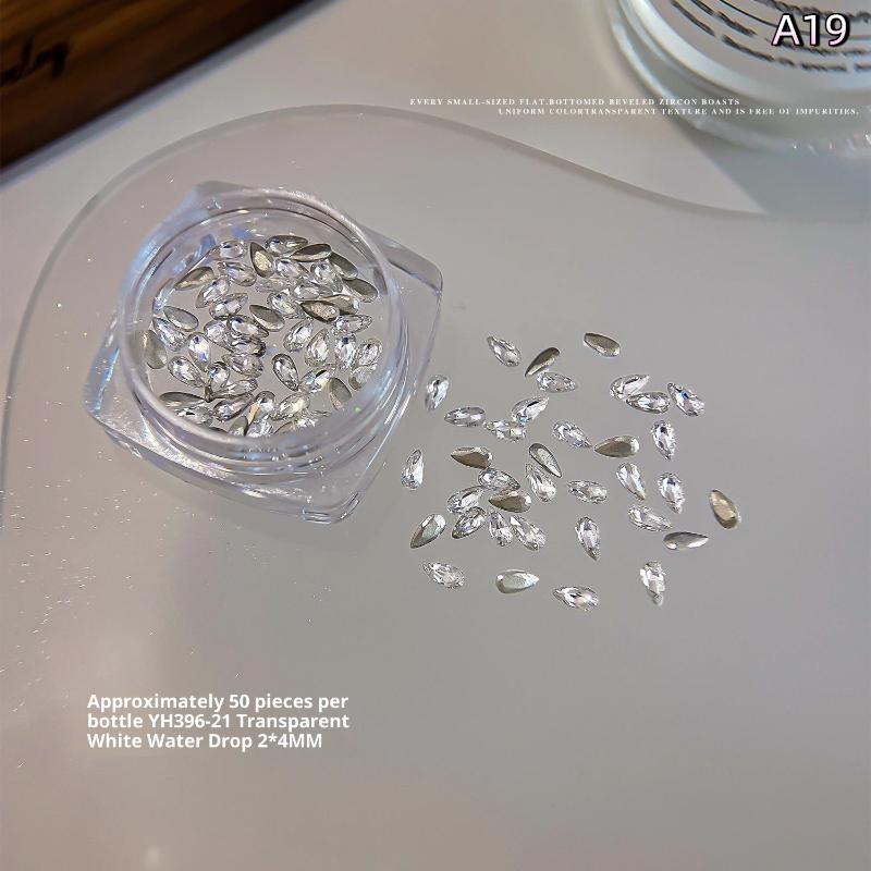 Смешанные циркониевые стразы для ногтей, блестящие бриллианты для ногтей, плоские драгоценные камни для ногтей, стеклянные камни, украшение для ногтей, шарм для ногтей, DIY маникюрное искусство