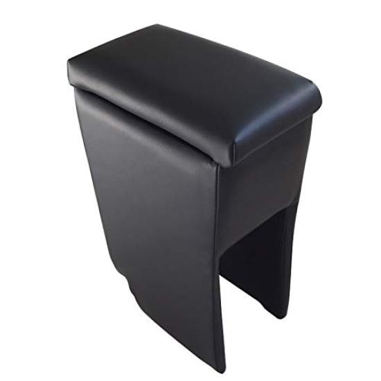 Azur Console Armrest for Toyota Hijet Truck Black Made In Japan S500P/S510P, Leather-Look,