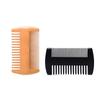 Natural Wood Hair Brush Beard Comb Anti-Static Double-Sided Mustache Pocket Comb Brushing Hair Care Tools For Men Gift