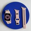Silicone Watch Strap for Apple Watch Ultra/Ultra2 - Soft Breathable Sport Band Diagonal Insert Pin Buckle on iWatch 11/10/9/8/7/6/5/4/3/2/1/SE/Ultra