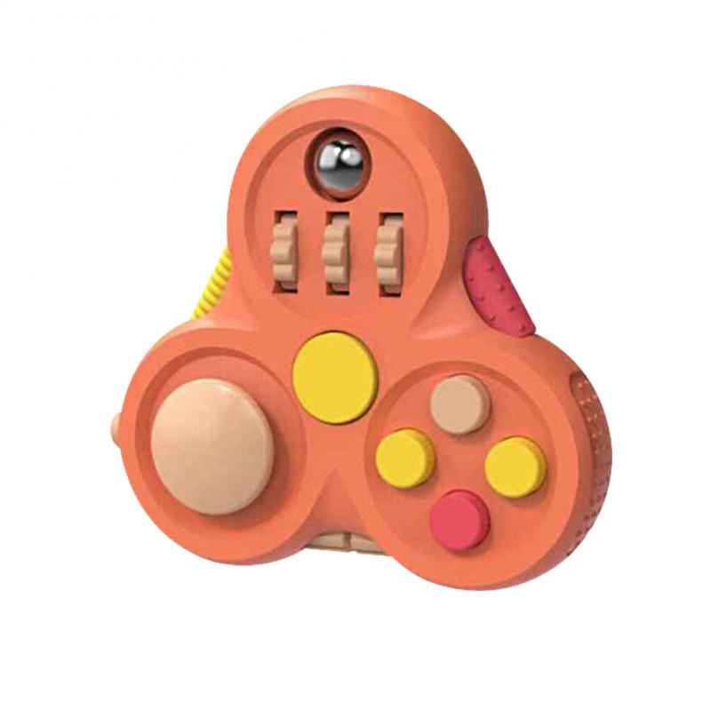 Fidget Pad 10 вариантов игрушек-антистресс в 1 наборе. Превосходные игрушки-антистресс. Fidget Pad в качестве подарка на Рождество, игрушки от тревожности, Фиджет