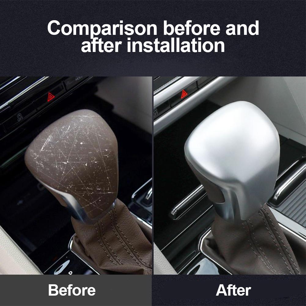 Подлокотник центрального управления автомобиля, крышка рычага переключения передач, накладка на коробку передач, внутренняя наклейка для Volkswagen VW Tiguan Teramont Phideon Viloran