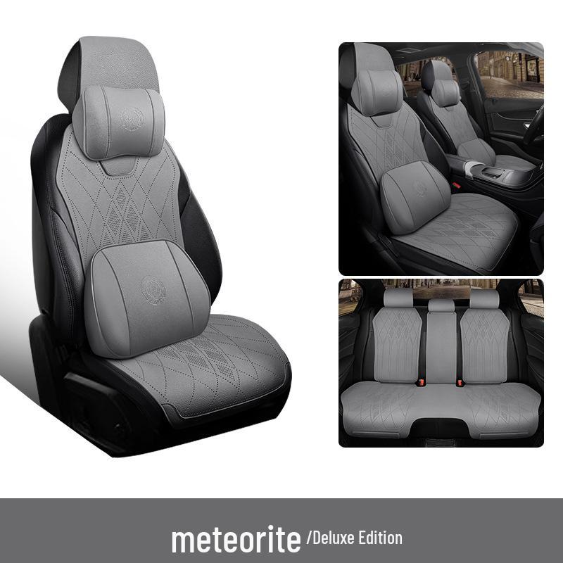 Чехлы на сиденья из кожи Geely Binyue (ручная и DCT коробки передач) Super Energy