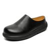 Fashion Luxury Leather Platform Man Half Slippers Women Shoes Summer Formal Dress Wedding Business Social Shoes Unisex Outside Sandals
