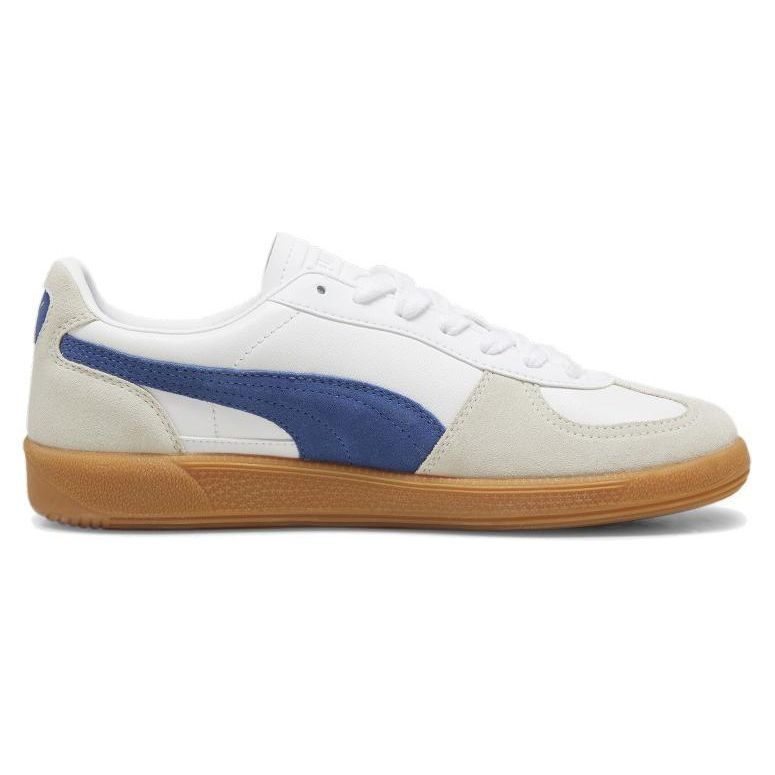 Puma Кожаные кроссовки Palermo White Clyde Royal Gum Unisex Vapor-Grey 396464-06