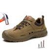 Safety Shoes Men Women Wear-resistant Steel Toe Work Shoes Indestructible Anti Smashing Work Safety Boots Protective Shoes