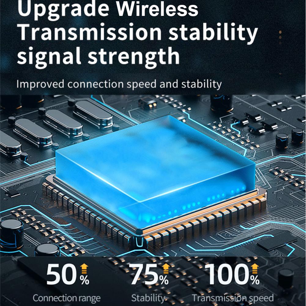 Беспроводной AI-бокс Android Auto & CarPlay, совместимый с Bluetooth 5.2, Wi-Fi, USB-C/USB, голосовое управление для проводного CarPlay и Android Auto автомобилей