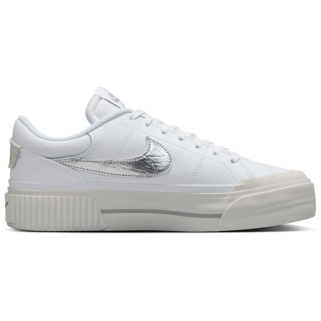 Nike Кроссовки Court Legacy Низкие Скейтбордические Женские Белые HQ2307-100 Устойчивые к Скольжению и Истиранию