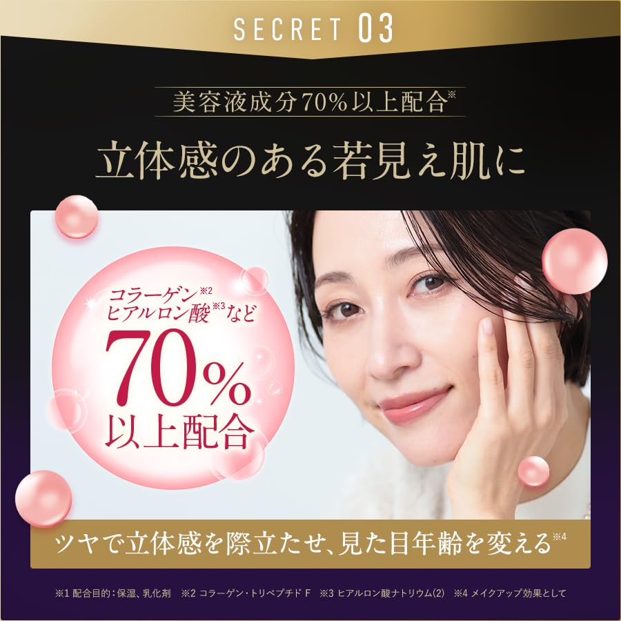 Ginza Stephanie Cosmetics Aging Cover Cushion Foundation: Moisturizing/Dryness Relief/Gift/Foundation/Natural Ochre/Anti-Aging Care/High Coverage/High