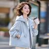 Light Outdoor Fashion Casual Loose Hooded Jacket Spring New Design Sense Fashionable Short Trench Coat