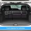 High Capacity Car Trunk Organizer Multi-use Car Seat Back Organizers  For SUV Truck MPV