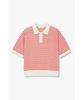 STUDIO TOMBOY Striped Collar Pullover _Red_9176352971