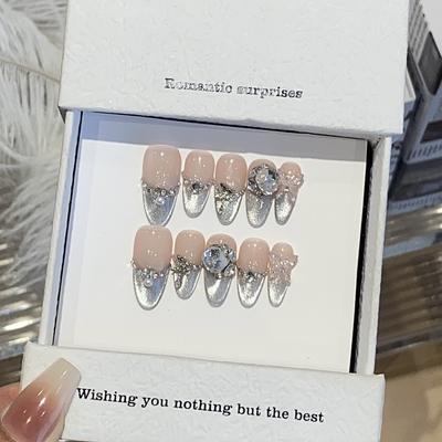 Прозрачный для льда синий боковой свет французский кошачий глаз сломанный бриллиант бабочка синяя полярная звезда съемная носимая броня