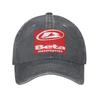 Beta Racing Baseball Caps Snapback Washed Denim Hats Outdoor Adjustable Casquette Streetwear Baseball Cowboy Hat for Unisex