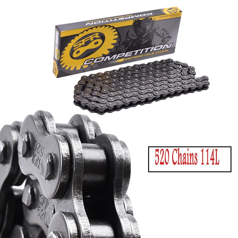 Motorcycle Chain 428 520 Chains 106L 112L 114L 116L 118L 120L 130L for Universal honda yamaha kawasaki suzuki ATV for Dirt Bike