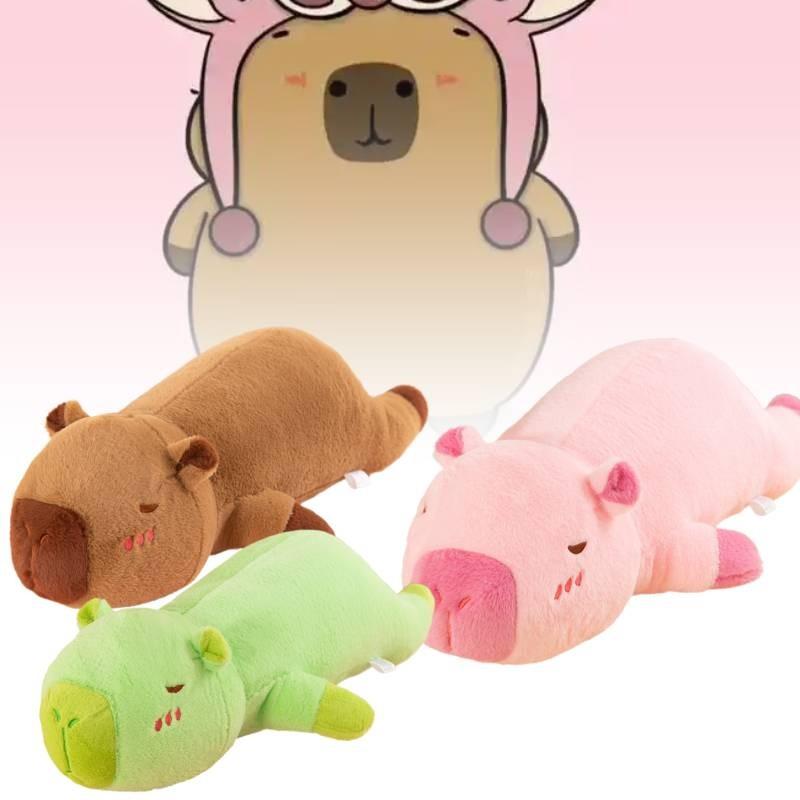 Capybara Plush Toys Cartoon Animals Children Birthday Gift Fill Doll Pillow