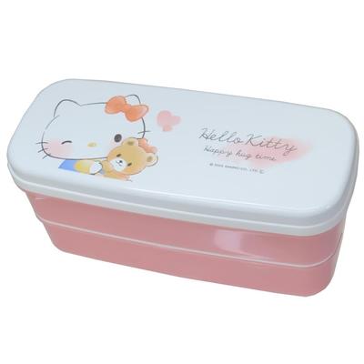Hello Kitty Тонкий ланч-бокс Sanrio [Ланч-бокс] 2-ярусный