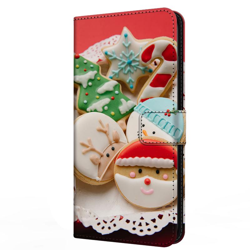 Wallet For Oneplus Ace 6 Flip Stand Book Phone Cover Magnetic Leather Case Cartoon Anime Merry Christmas Capa Oneplus Ace6 5G