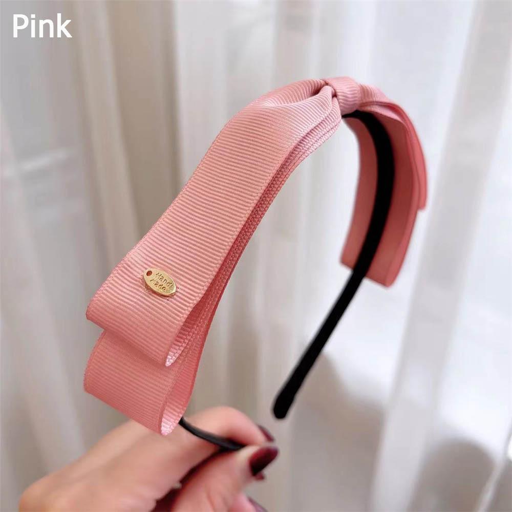 Аксессуары для волос Милый винтажный бант-ободок Головной убор Широкая повязка на голову Повязка на голову с бантом Резинки для волос