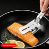Многофункциональная кухонная лопатка и щипцы из нержавеющей стали для гриля, жарки и подачи стейков, блинов и рыбы