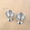 4Pcs Multipurpose Stainless Steel Boiled Egg Cups Portable Convenient Stand Rack Eggs Poach Eggs Holder Kitchen Tools