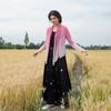Live in Left Linen Blend Scarf Collar Cardigan