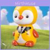 Plastic Pressing Penguin Toy With Rebound Mechanism For Kids Interactive Play