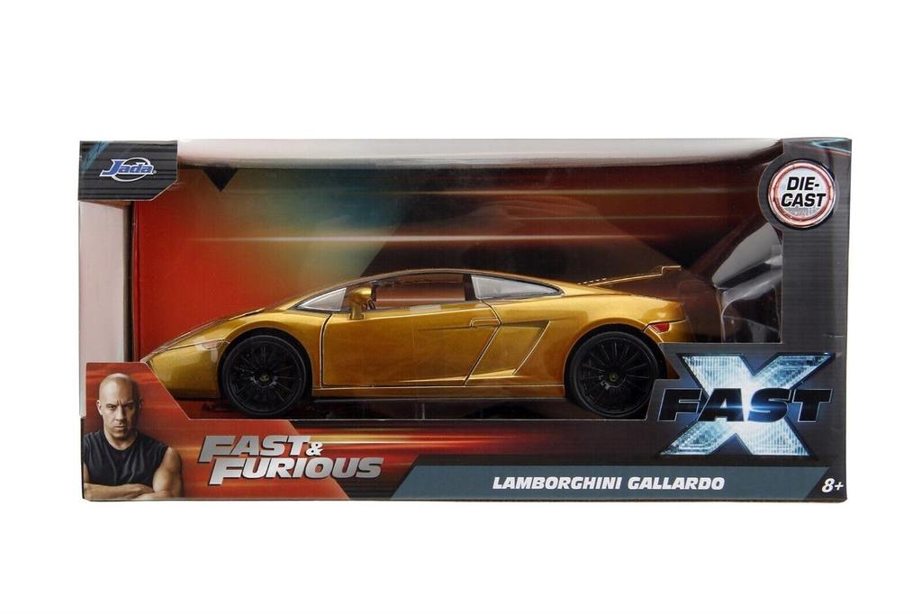 JADA TOYS Fast Furious Lamborghini Gallardo Gold X Lamborghini Gallardo 34924 1/24 & F&F [Item]
