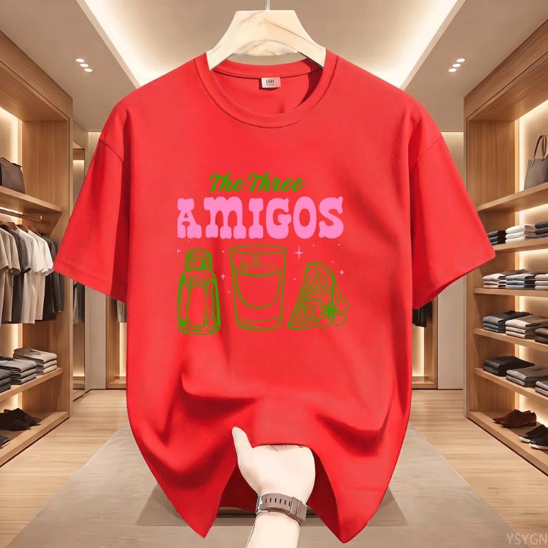 Summer Funny Drinking T Shirt For Unisex Unisex Tequila Funny Party Graphic T Shirts Casaul Crewneck Cotton Short Sleeve Printed