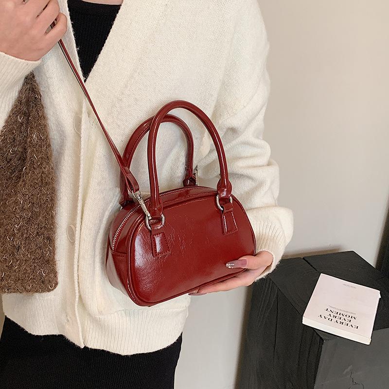 Ретро сумка женская универсальная сумка для боулинга в иностранном стиле сумка-мессенджер Super Fire