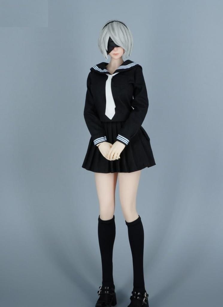 Toys Hobbies Scale Action Figure Compatible with TBLeague Body SAtoys SA011B Beautiful Female Fashion Sexy High School Girl JK Sailor Uniform and