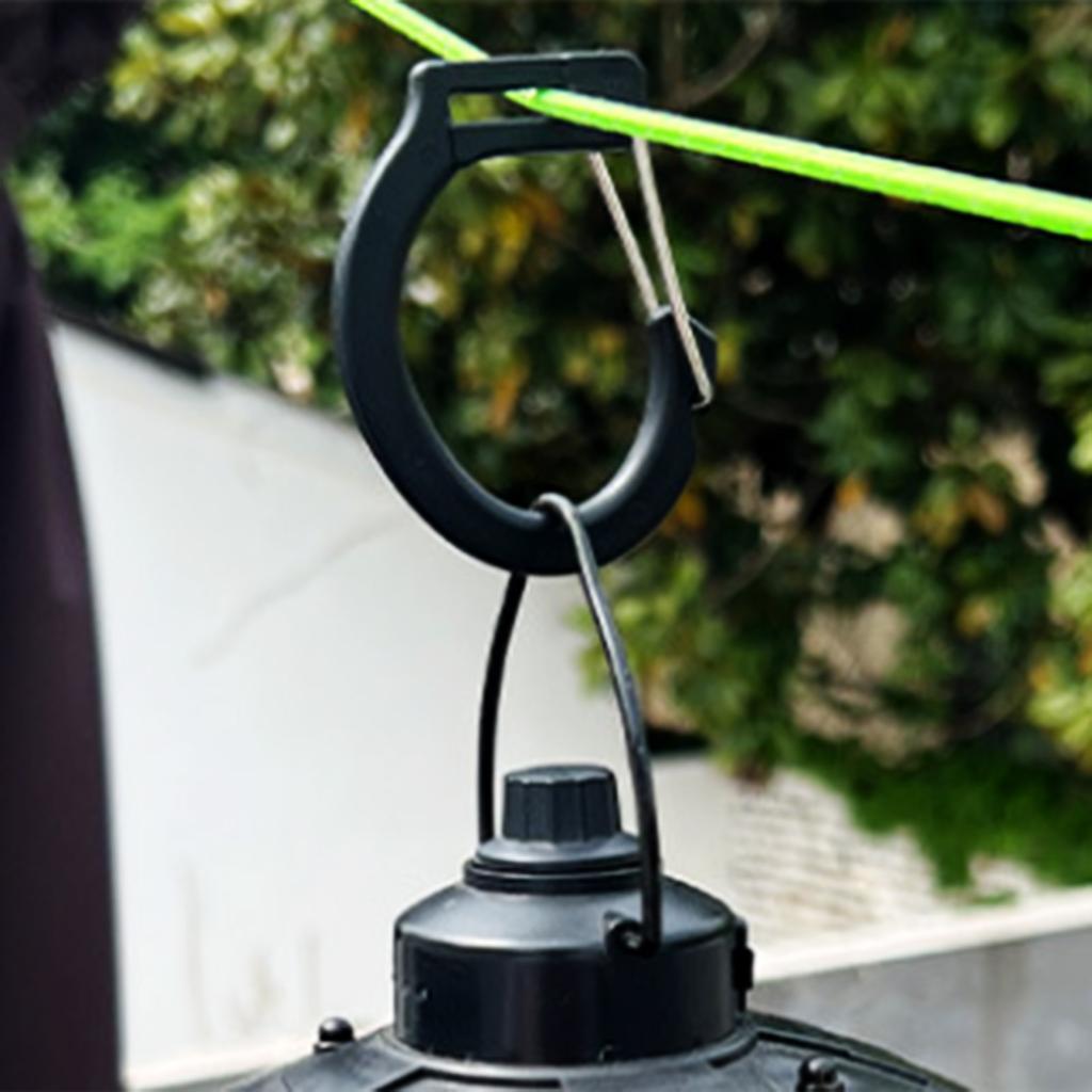 5Pcs Plastic Snap Clip Hook Camping Carabiner Buckle Outdoor Tent Accessories Multifunction Snap Hook Camping Equipment