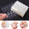 24pcs Transparent Nail Glue Jelly Double Sided Adhesive Tapes False Nail Tips